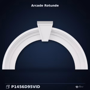 Arcadă Decorativă Semicirculară din Poliuretan 135 cm