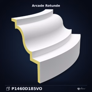 Element Decorativ Arcada Curbata din Poliuretan 54x109 cm