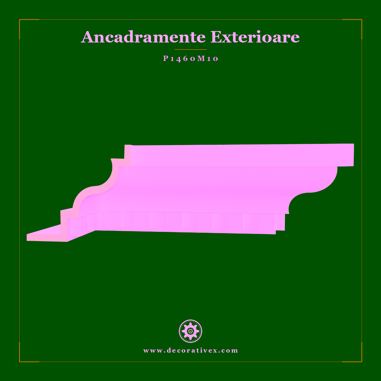Ancadrament Poliuretanic Exterior Profil 54×48 cm