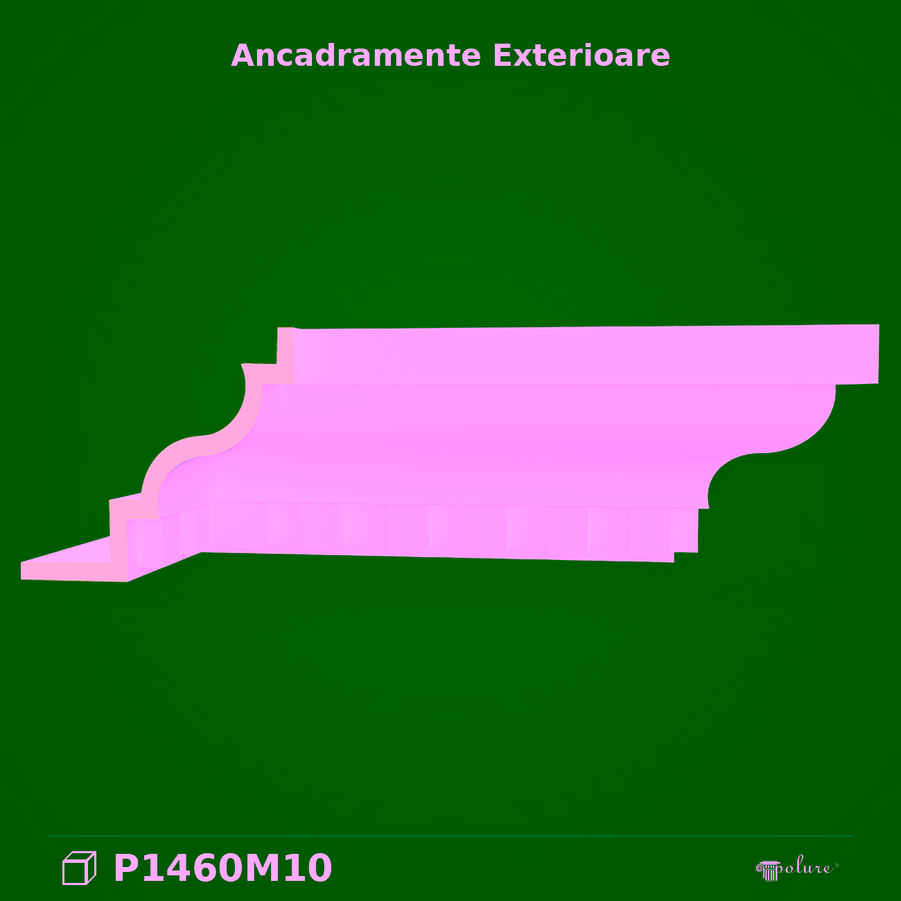 Ancadrament Poliuretanic Exterior Profil 54×48 cm