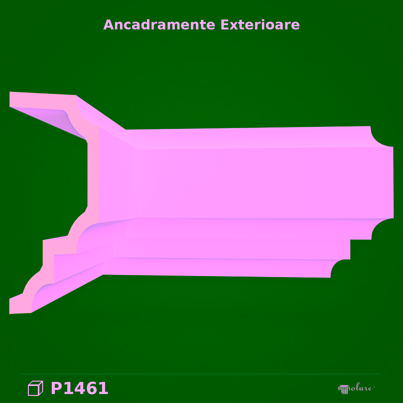 Ancadrament Fereastra si Usa din Poliuretan 15×37 cm