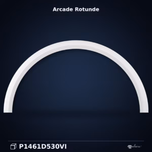 Arcadă Rotundă Curbată din Poliuretan 15x602x301 cm