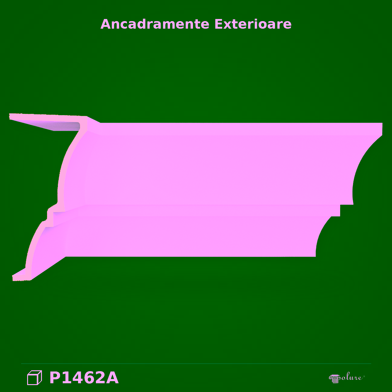 Profil Ancadrament Poliuretan 26×240 cm Usi si Ferestre