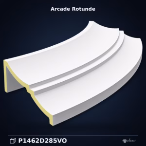Ancadrament Arcuit din Poliuretan pentru Usi si Ferestre 18x143 cm