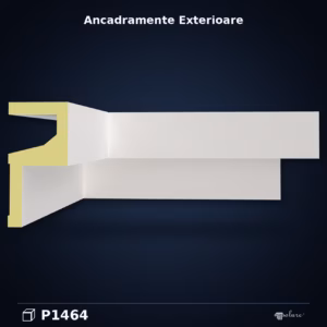 Ancadrament Poliuretan 10x20 cm Profil Neted Drepți
