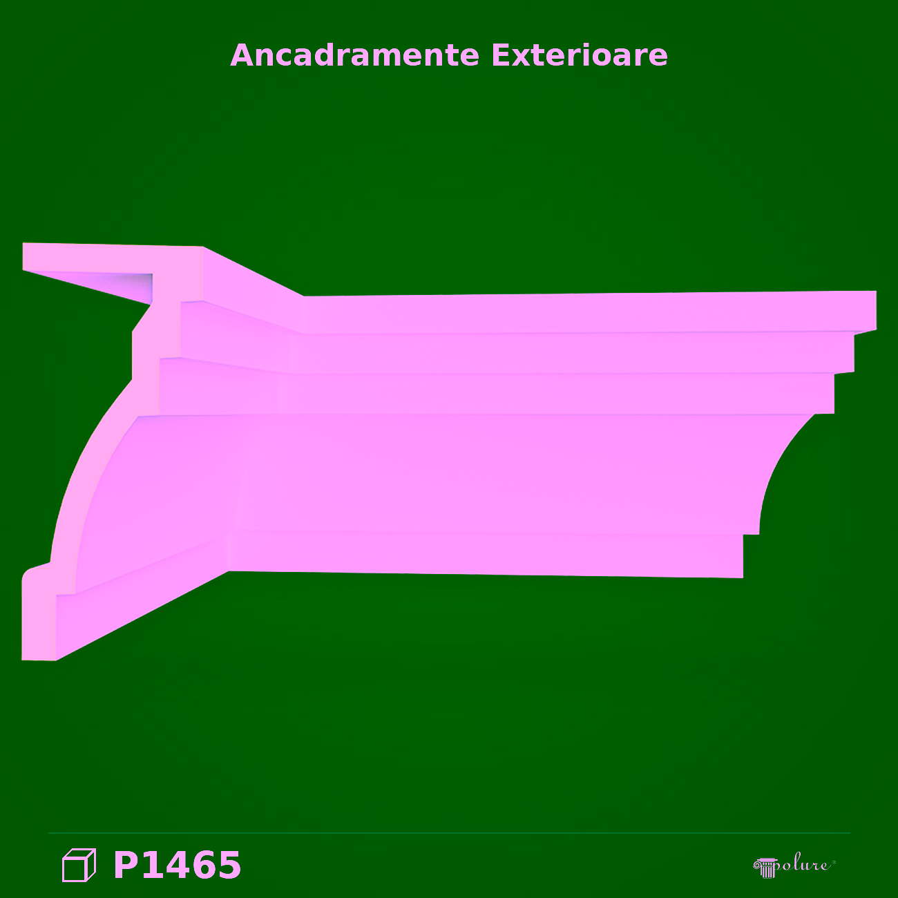 Ancadrament Poliuretan 30×13 cm Profil Decorativ