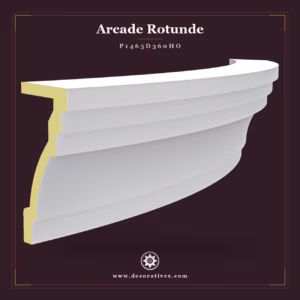 Arc Curbat din Poliuretan 29x156 cm pentru Trecere și Fațadă