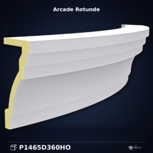 Arc Curbat din Poliuretan 29x156 cm pentru Trecere și Fațadă
