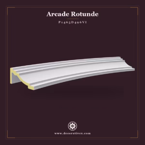 Arcadă Curbată din Poliuretan 13x144x38 cm Decorativă