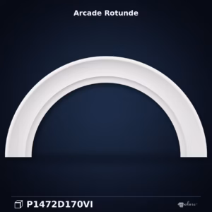 Arcadă Semicirculară din Poliuretan 19x231x116 cm pentru Uși