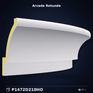 Arcada Curbata Rotunda din Poliuretan 30x109x30 cm