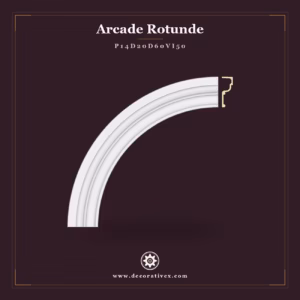 Arcadă Rotundă Poliuretan 5x43x43 cm Model Decorativ