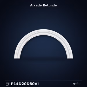 Arc curbat rotund din poliuretan 5x105x53 cm