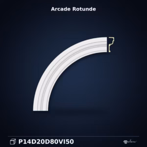 Arcadă Rotundă din Poliuretan 53x53 cm pentru Uși și Ferestre