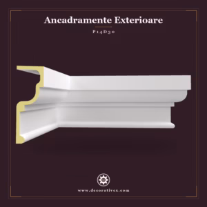 Profil Ancadrament Decorativ din Poliuretan 19x7 cm