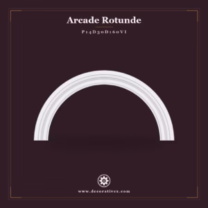 Arcada Curbata Semicirculara din Poliuretan 7x199 cm