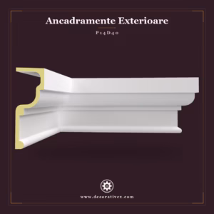 Profil Ancadrament Poliuretan 9x26 cm Ferestre și Uși