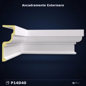 Profil Ancadrament Poliuretan 9x26 cm Ferestre și Uși