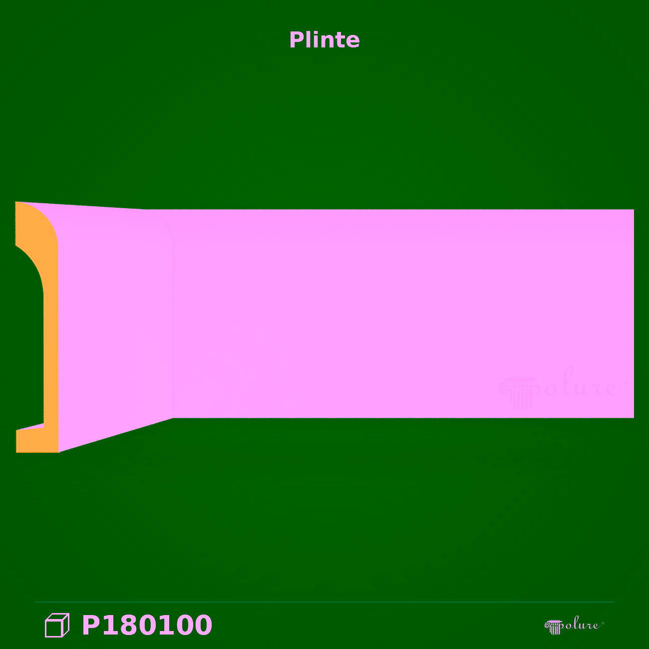 Plinta Decorativa Poliuretan 10 cm Neteda P180100