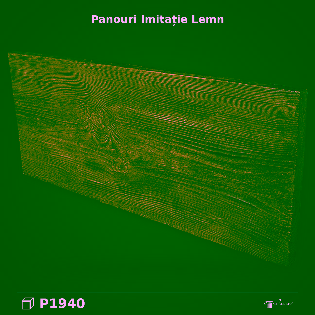 Panou Grindă Lemn Rustic din Poliuretan 4x300x42 cm