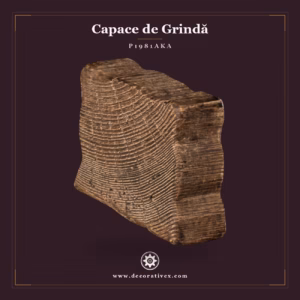 Element Decorativ Capăt Grindă Poliuretan Textură Lemn 7x9x3 cm