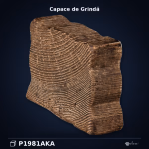 Element Decorativ Capăt Grindă Poliuretan Textură Lemn 7x9x3 cm
