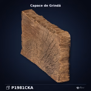 Capăt Grindă Decorativă din Poliuretan 13x20x3 cm