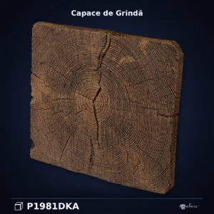 Panou Decorativ Poliuretan Imitație Lemn Rustic 30x34x3 cm