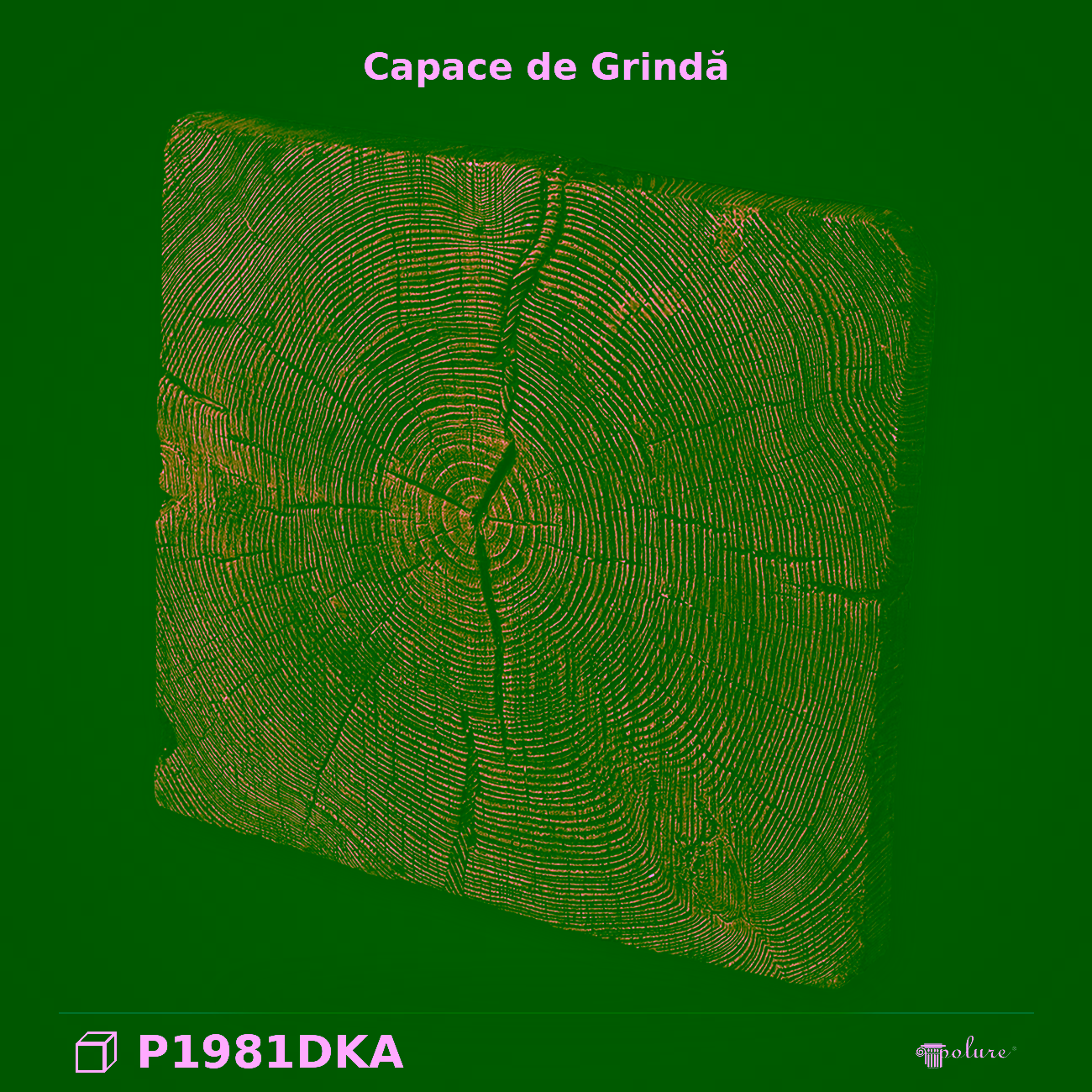 Panou Decorativ Poliuretan Imitație Lemn Rustic 30x34x3 cm