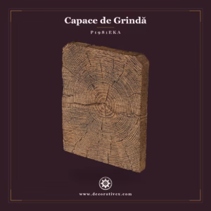 Capăt Grindă Decorativ Poliuretan Aspect Lemn 25x20 cm