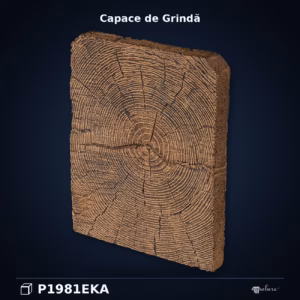 Capăt Grindă Decorativ Poliuretan Aspect Lemn 25x20 cm