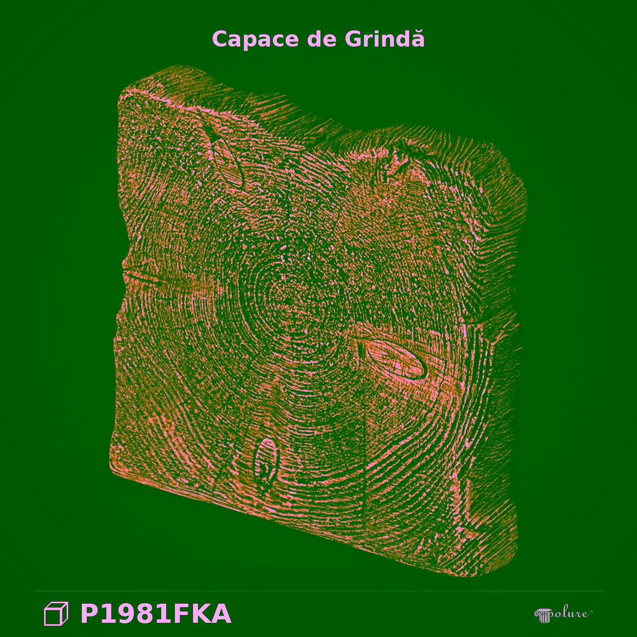Capac Decorativ pentru Grindă Poliuretan 16×16 cm