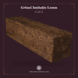 Grindă Rustică din Poliuretan 26x300x26 cm Model Buștean