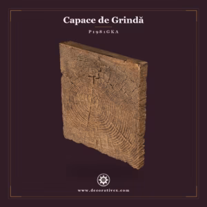 Capat de Grinda Decorativ Poliuretan Rustic 26x26 cm