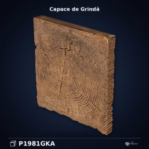 Capat de Grinda Decorativ Poliuretan Rustic 26x26 cm