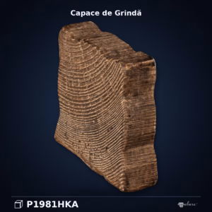 Capăt Grindă Rustică din Poliuretan 10x10x3 cm