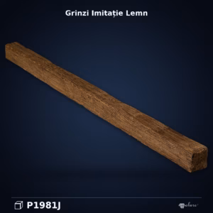 Grinda Decorativa Poliuretan Aspect Lemn Rustic 5x5 cm