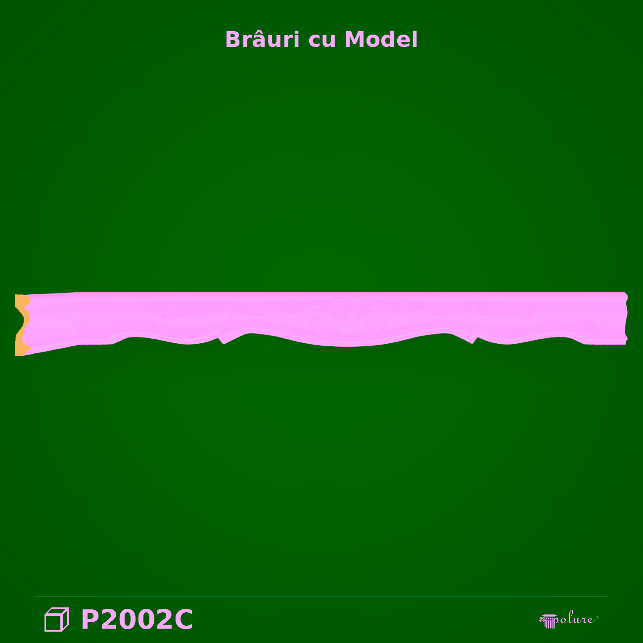 Bordura Decorativa din Poliuretan cu Relief 5×15 cm
