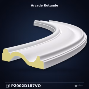 Arcada Curbata din Poliuretan pentru Usi si Ferestre 4x118 cm