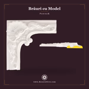 Colțar Decorativ din Poliuretan Bordură 56x56x6 cm