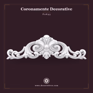 Fronton Decorativ Din Poliuretan 83x25 cm Pentru Usa Si Fereastra
