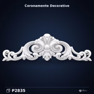 Fronton Decorativ Din Poliuretan 83x25 cm Pentru Usa Si Fereastra