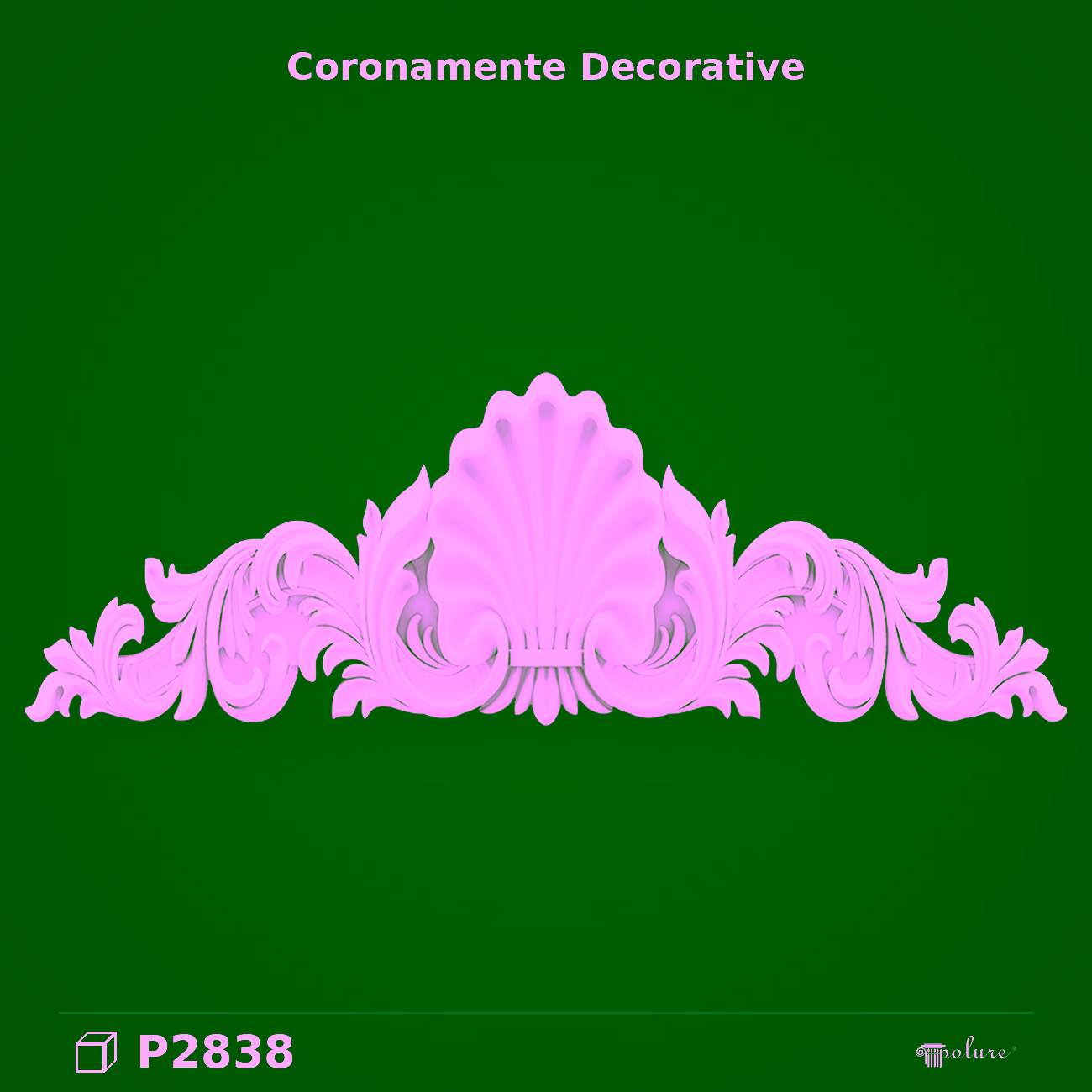 Fronton Decorativ din Poliuretan P2838 20×171 cm