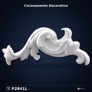 Fronton Decorativ din Poliuretan Sculptat 10x66 cm