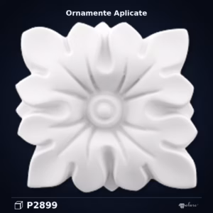 Element Decorativ Floare din Poliuretan 7x7x2 cm