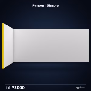 Panou Decorativ Perete Poliuretan Neted 63x288 cm