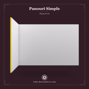Panou Perete Poliuretan Neted 97x288 cm pentru Interior