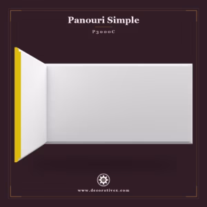 Panou Decorativ Perete Poliuretan 54x100 cm Model Geometric