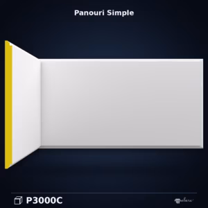 Panou Decorativ Perete Poliuretan 54x100 cm Model Geometric