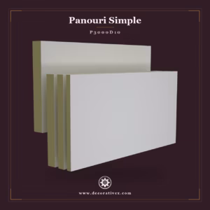 Panou Decorativ Perete Poliuretan 3D Relief 72x146 cm